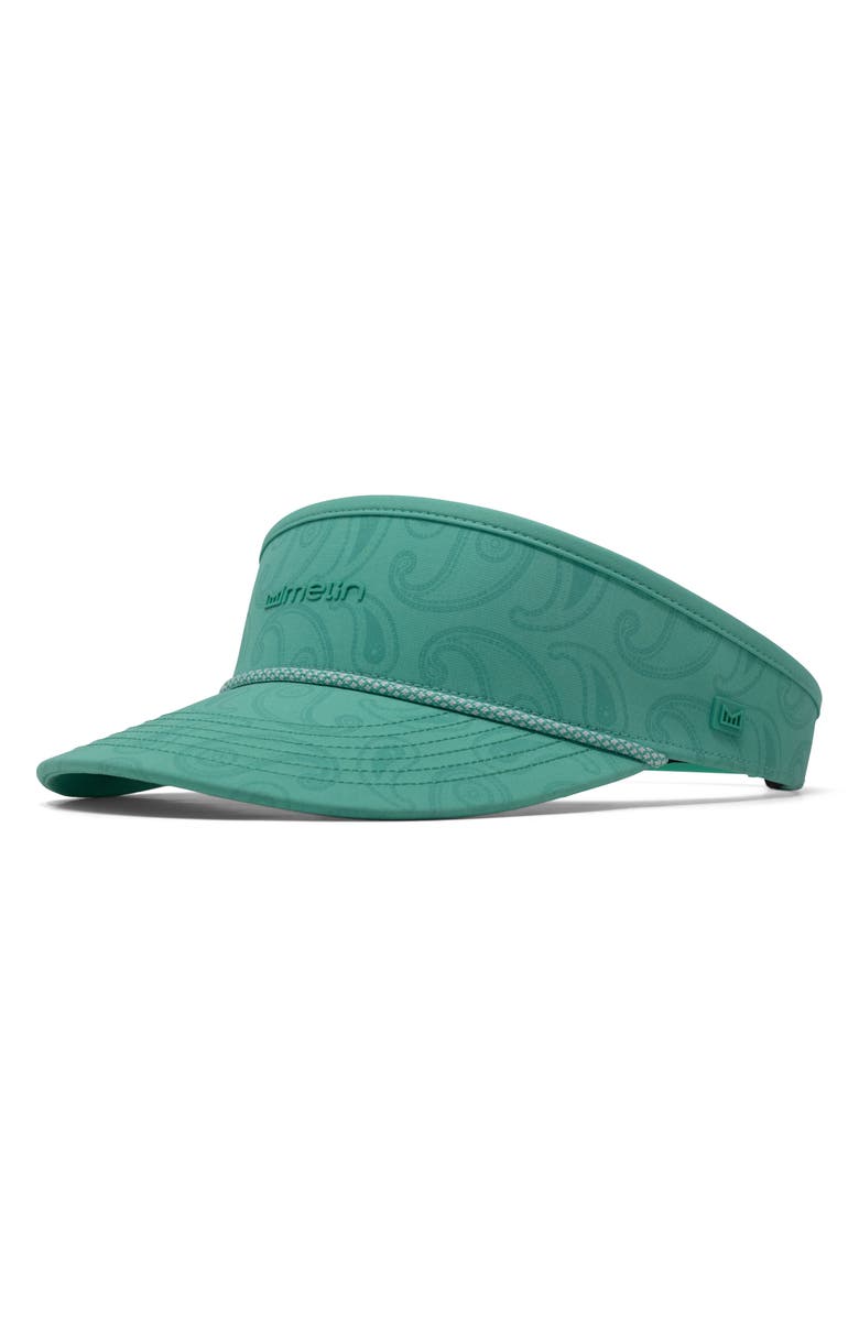 Melin Coast Hydro Performance Visor, Main, color, Neon Aqua