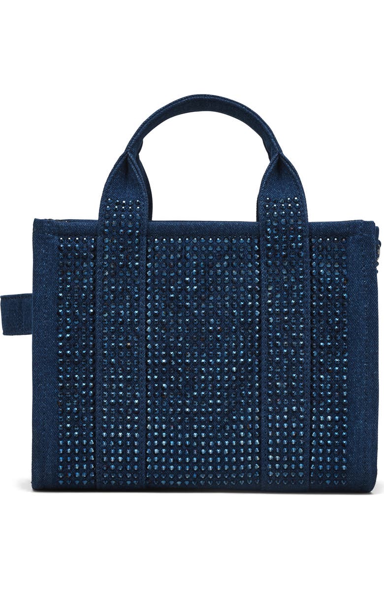 Marc Jacobs The Crystal Denim Small Tote Bag, Alternate, color,