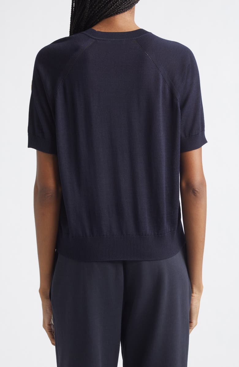Moncler Raglan Sleeve Top, Main, color, Blue