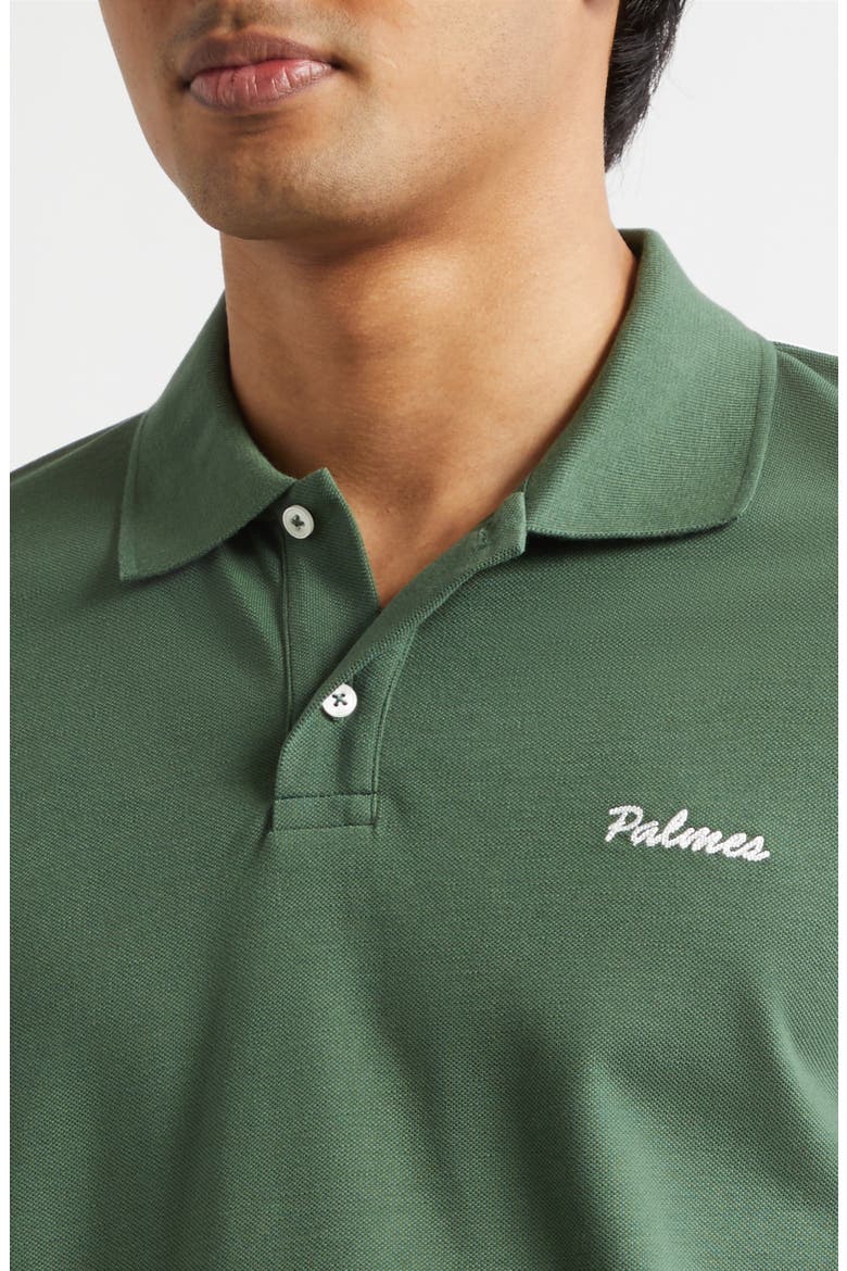Logo Piqué Polo, Alternate, color, DARK GREEN