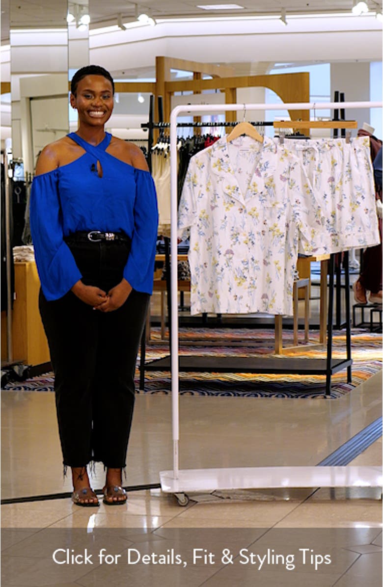 Classic Shirting Short Pajamas, sales video thumbnail