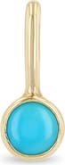 Zoë Chicco Bezel Set Turquoise Charm