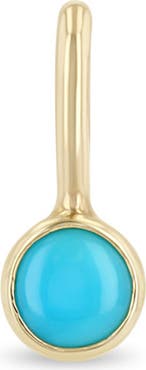 Zoë Chicco Bezel Set Turquoise Charm