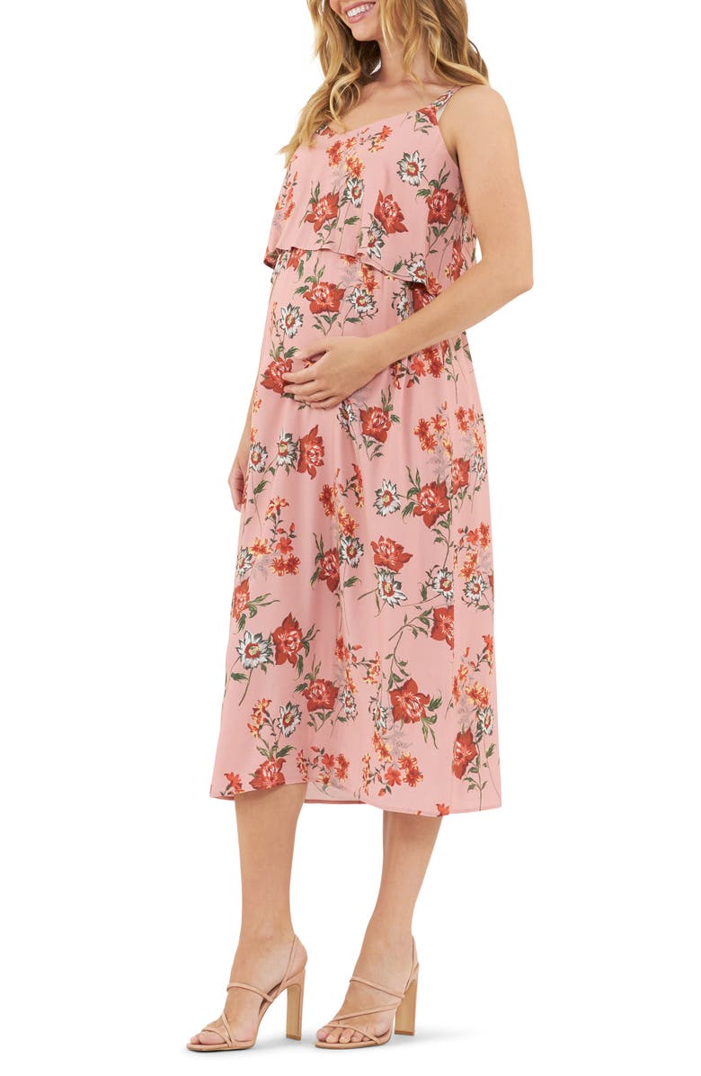 Ripe Maternity Amaya Maternity/Nursing Slipdress, Alternate, color, 