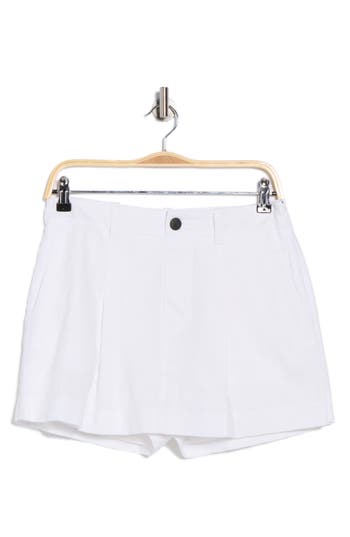Rag & Bone Helena Cotton & Linen Skort In White