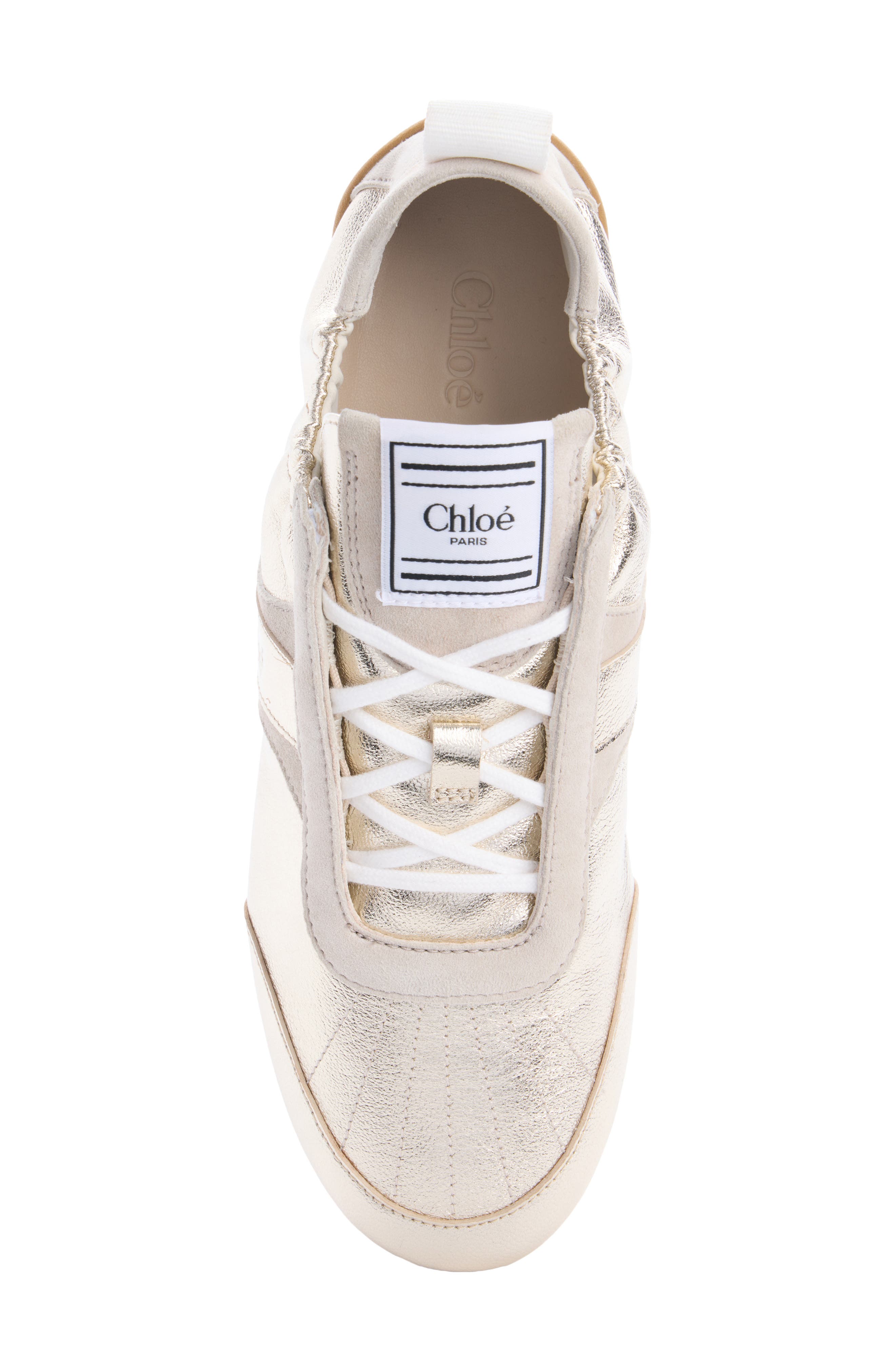 Chloé Kick Sneaker, Alternate, color, Palladium