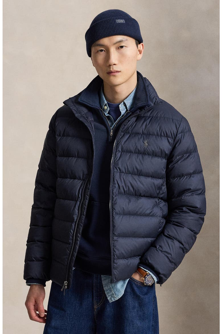 The Colden Water Repellent Packable Down Jacket, Alternate, color, COLLECTION NAVY