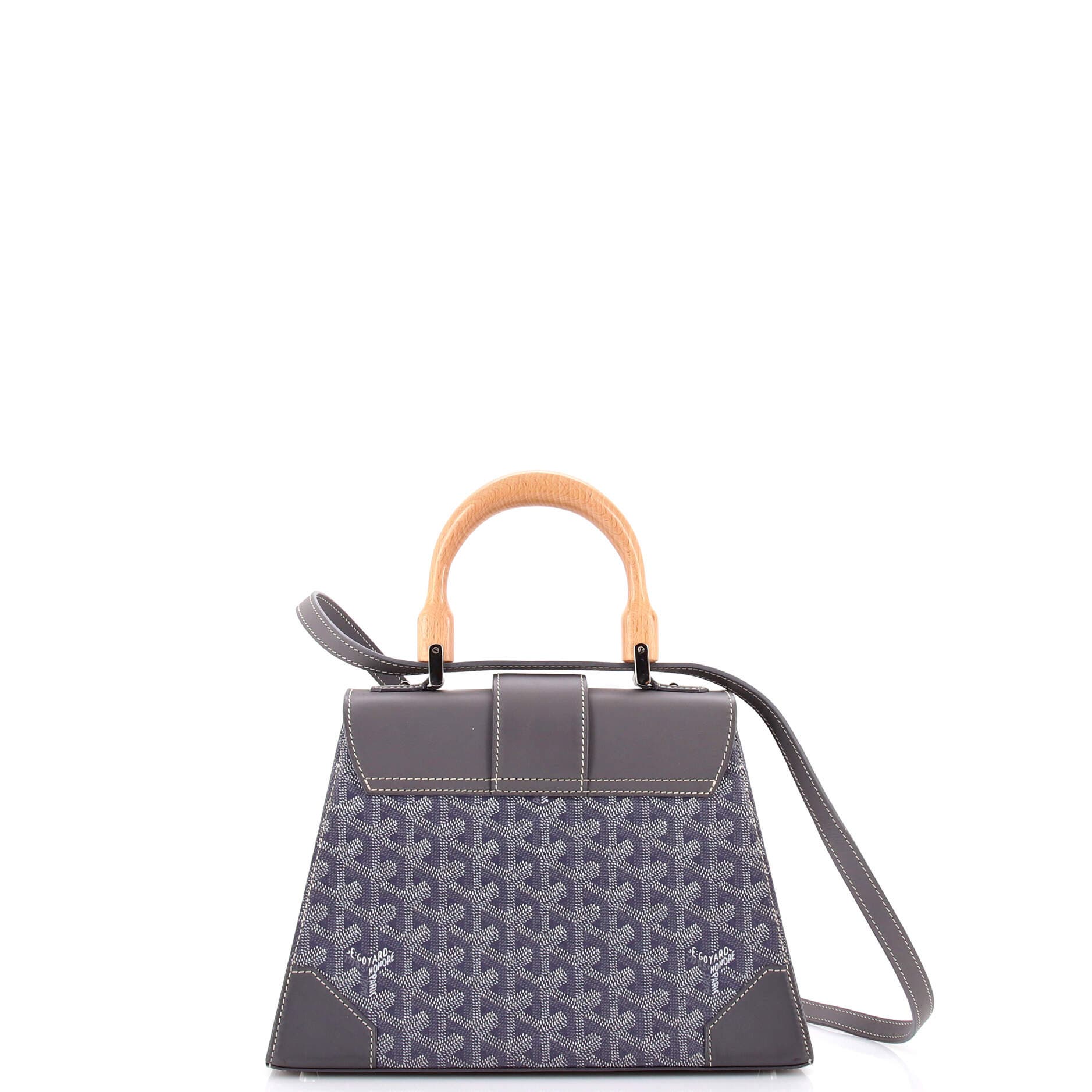 81036096 Saigon Top Handle Bag Coated Canvas with Leather PM, Alternate, color, 