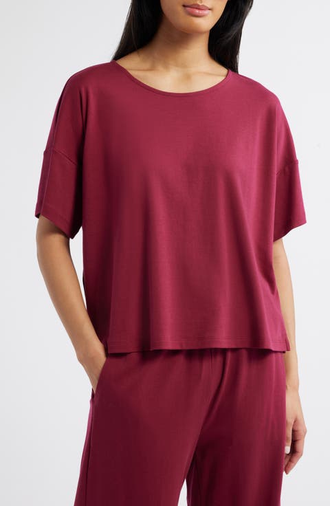 Boxy Organic Cotton Pajama Top