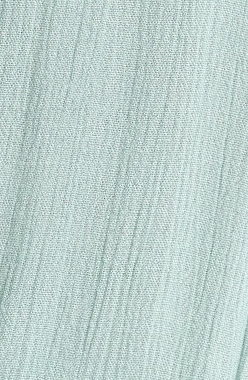 Shop Elan Strapless Cover-up Jumpsuit In Teal Light