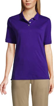 Lands' End School Uniform Short Sleeve Interlock Polo Shirt