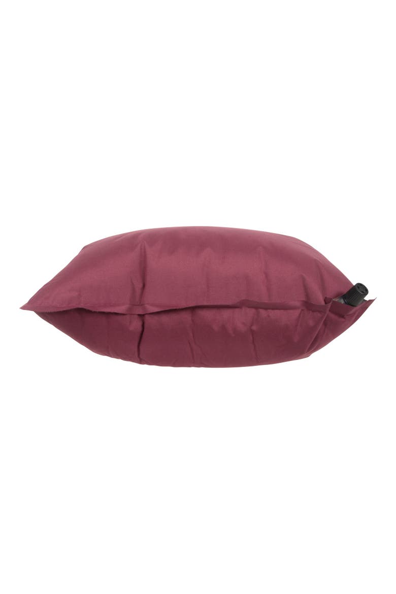 Self-Inflating Pillow, Alternate, color, Dark Red