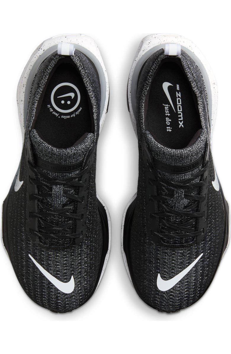 Nike Invincible 3 Running Shoe, Alternate, color, Black/ White