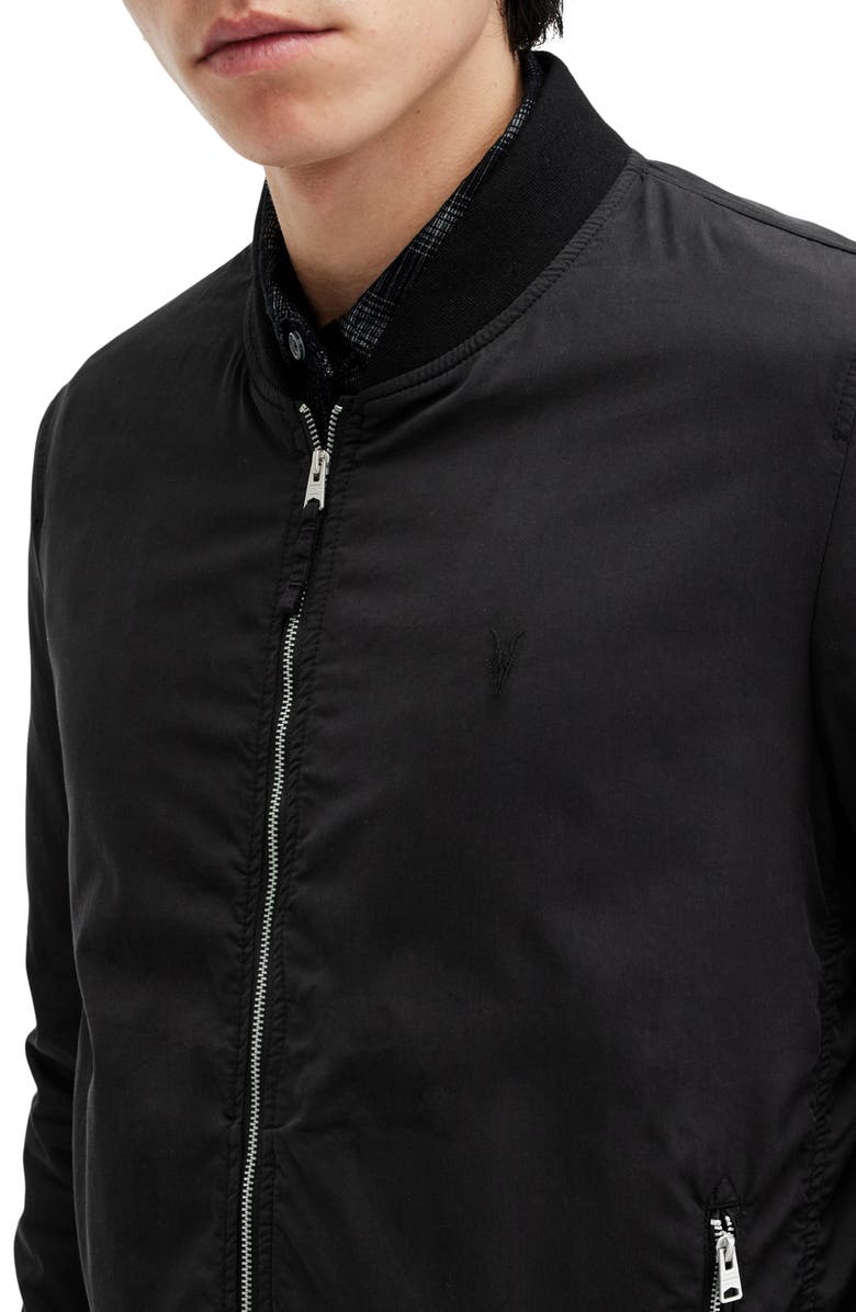 AllSaints Bassett Bomber Jacket, Alternate, color,