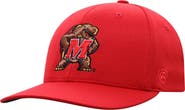 TOP OF THE WORLD Men's Top of the World Red Maryland Terrapins Reflex Logo Flex Hat