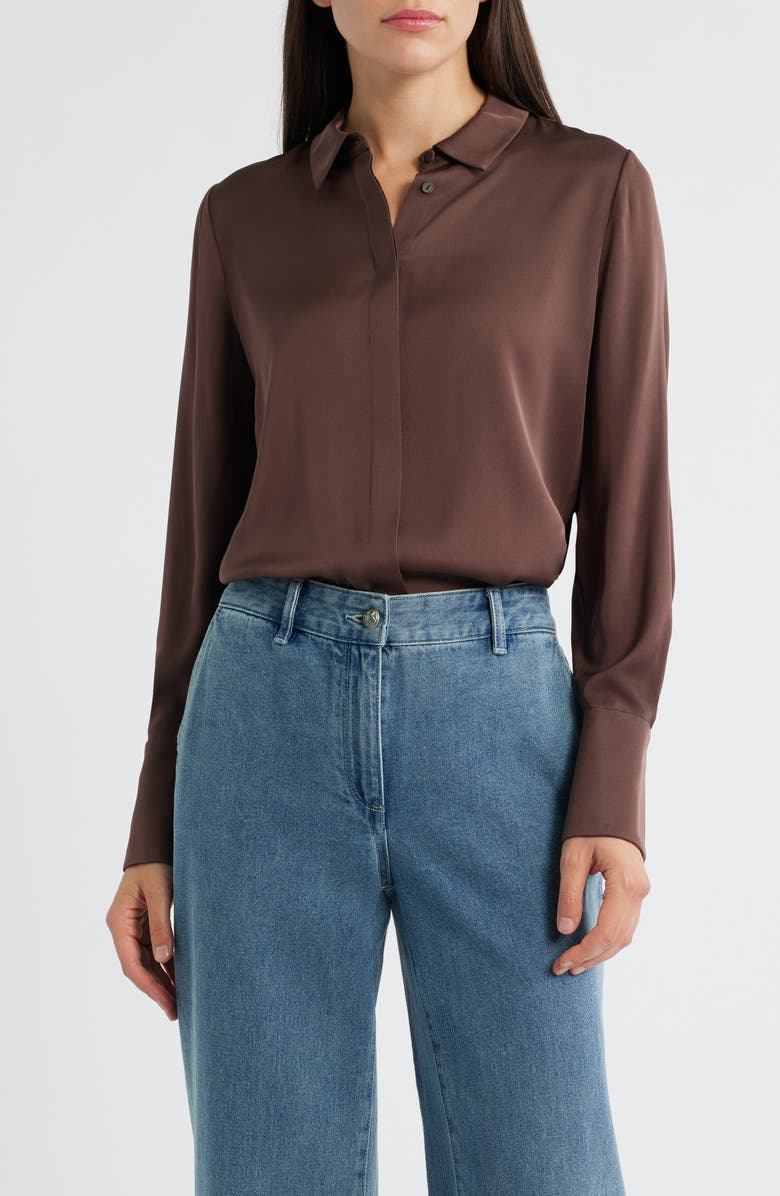 KOBI HALPERIN Larissa Stretch Silk Blouse, Main, color,