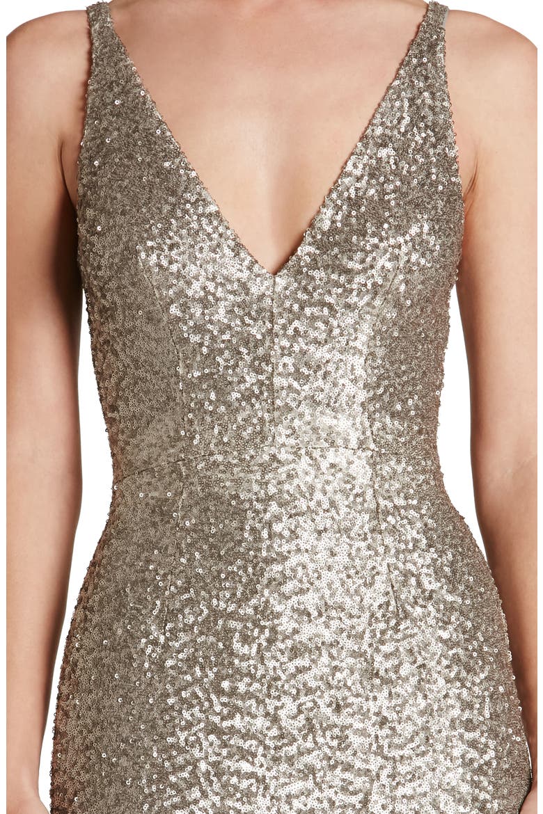 Harper Mermaid Gown, Alternate, color, PLATINUM