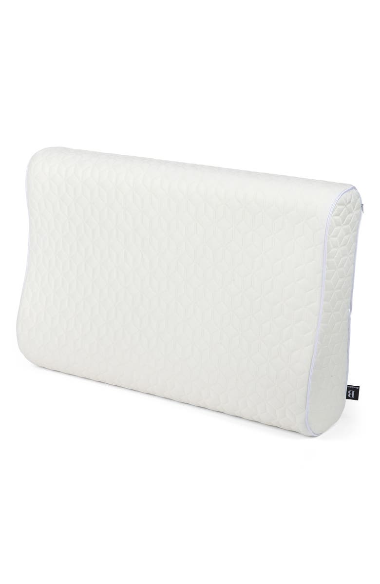 BROOKSTONE CoolTouch Contour Comfort Pillow, Main, color, 
