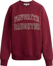 Favorite Daughter The Collegiate Embroidered Graphic Sweatshirt
