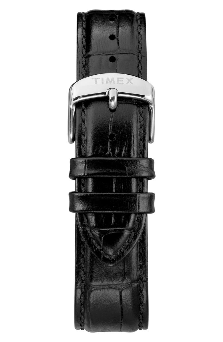 Timex<sup>®</sup> Waterbury Leather Strap Watch, 40mm, Alternate, color, 