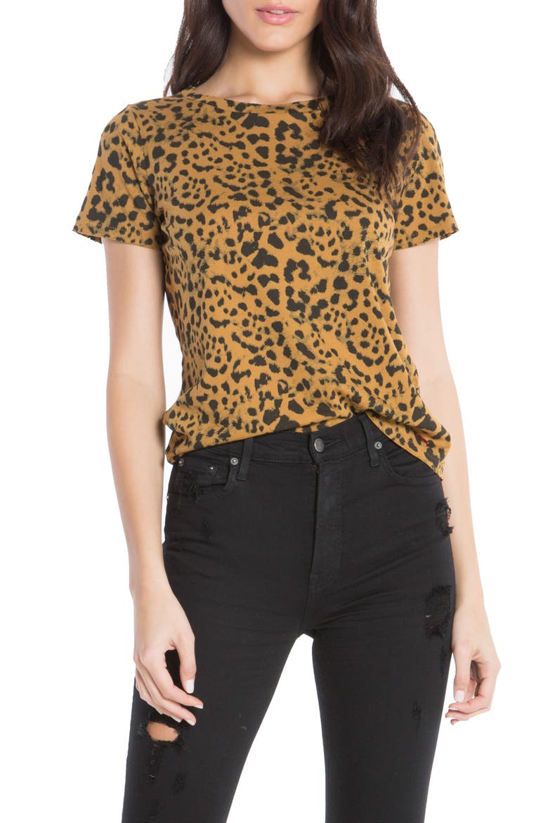 Jigsaw BFF Leopard T-Shirt, Main, color, HAZEL LEOPARD