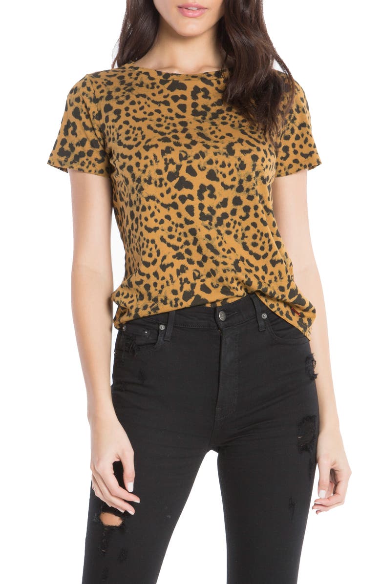 n:PHILANTHROPY Jigsaw BFF Leopard T-Shirt, Main, color,
