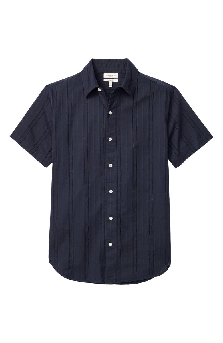 Bonobos Riviera Slim Fit Short Sleeve Cotton Button-Up Shirt, Alternate, color, Riviera Short Sleeve