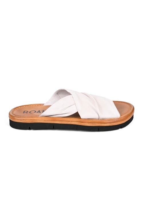 Roan Nosy Sandal In Burgundy