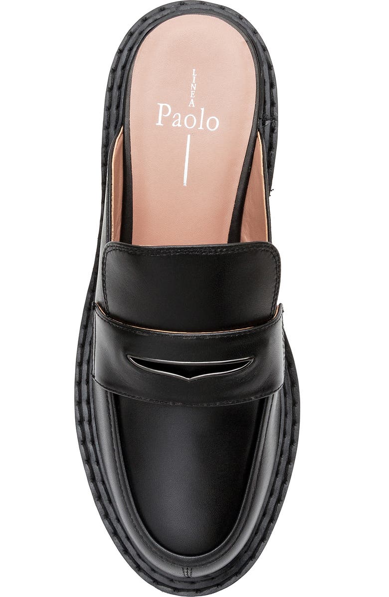 Linea Paolo Elie Platform Loafer, Alternate, color, Black