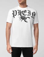 PHILIPP PLEIN T-Shirt Round Neck Ss Scorpion With Crystals Men