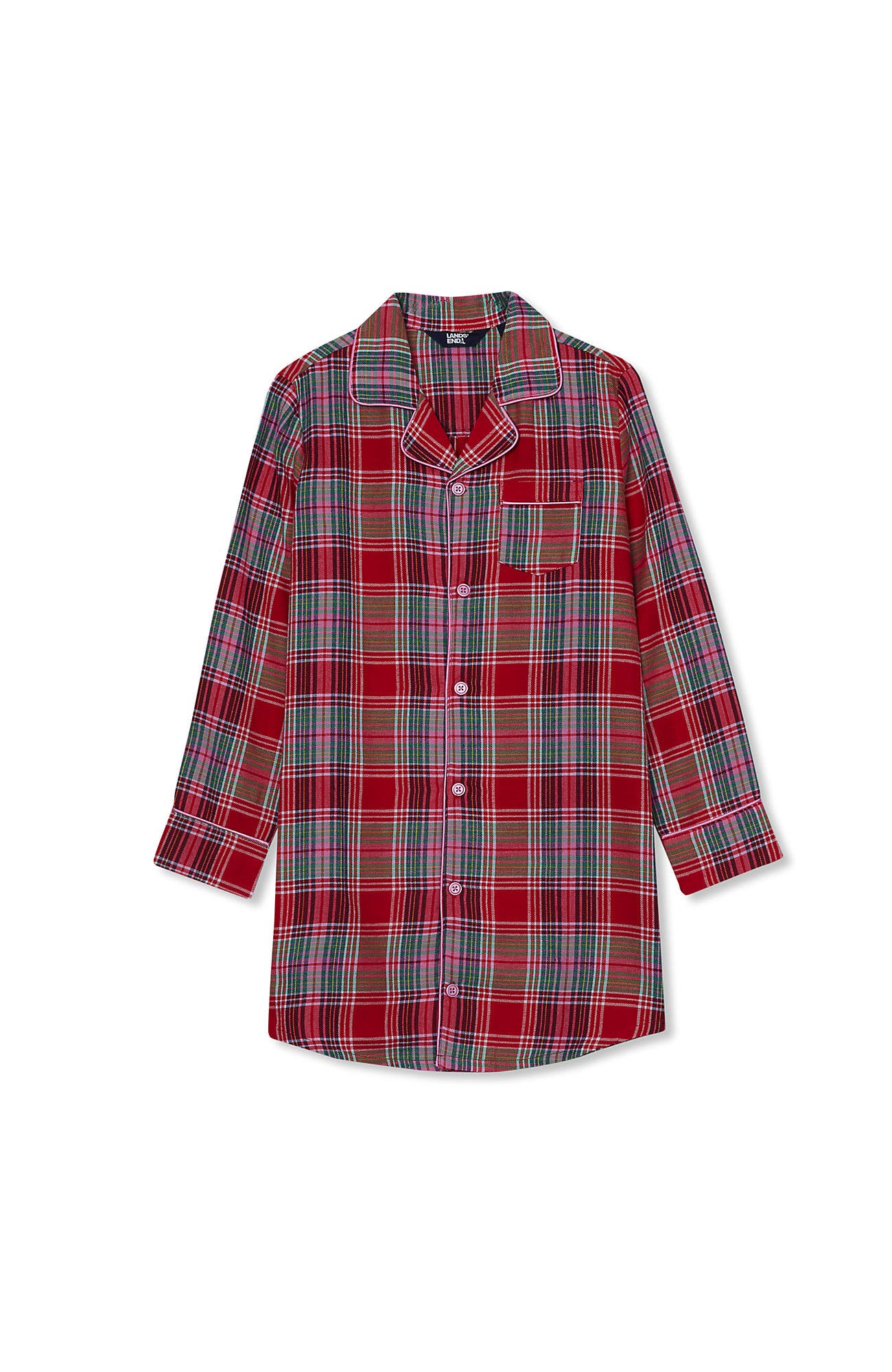 Bright Red/Pink Plaid