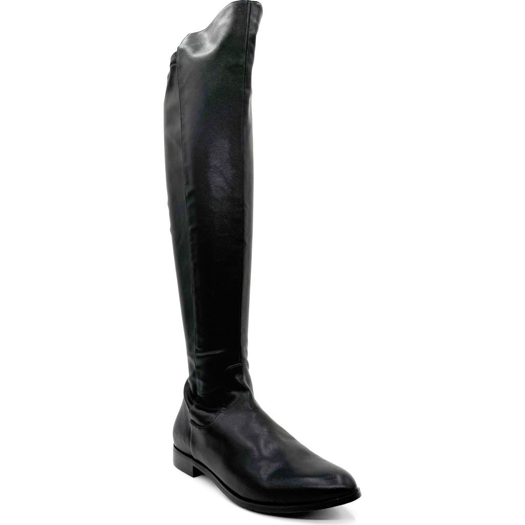 Chelsea Crew Juno Tall Boot In Black Pu