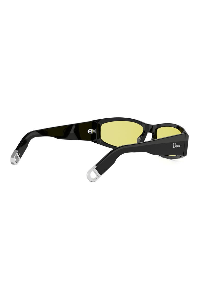 DiorSymbol S1I 59mm Geometric Sunglasses, Alternate, color, BLACK/ OTHER / BROWN