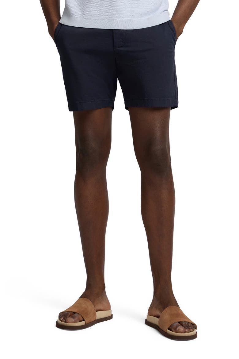 Stretch Chino Short, Alternate, color, Midnight