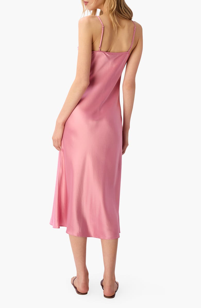 CAMI NYC Isabeau Midi Slip Dress, Alternate, color, Rosebud