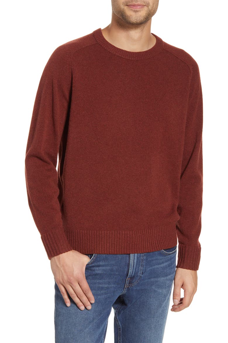The ReCashmere Crew Sweater, Alternate, color, HEATHER CLAY