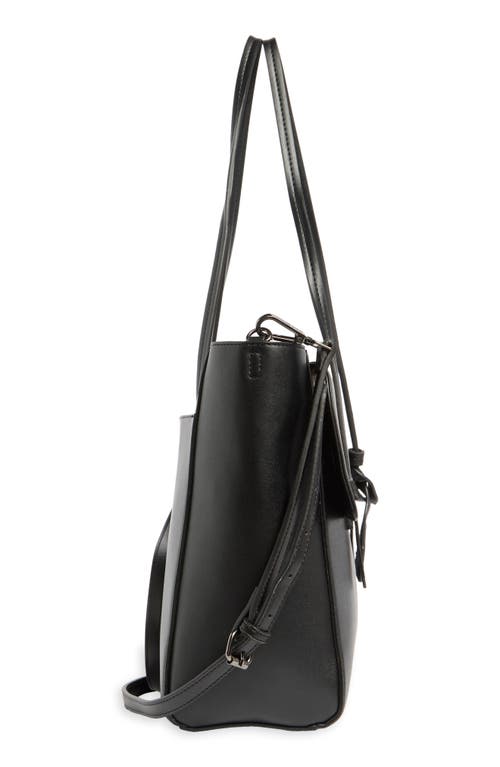 Steve Madden Reyden Belted Tote Bag In Black