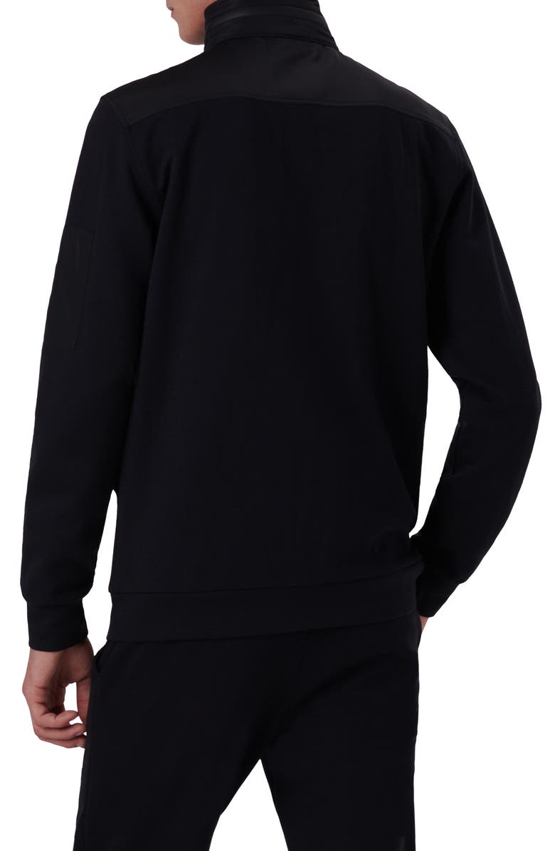 Bugatchi Cotton Blend Zip-Up Knit Jacket, Alternate, color, 