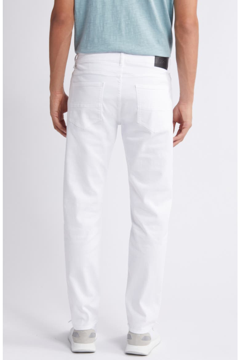 Taber Five Pocket Stretch Cotton Pants, Alternate, color, WHITE