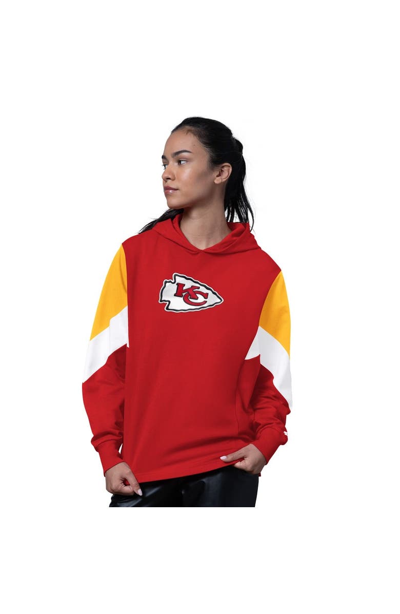 STARTER Women
s Starter Red Kansas City Chiefs Scrimmage Hoodie, Alternate, color, Red