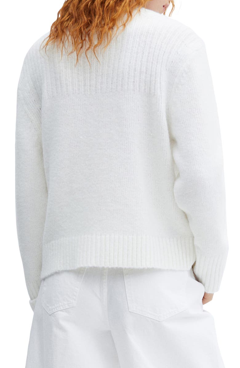 MANGO Notch Neck Sweater, Alternate, color, 
