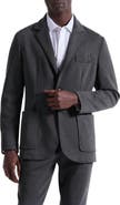 Bugatchi Soft Touch Heathered Grey Knit Blazer