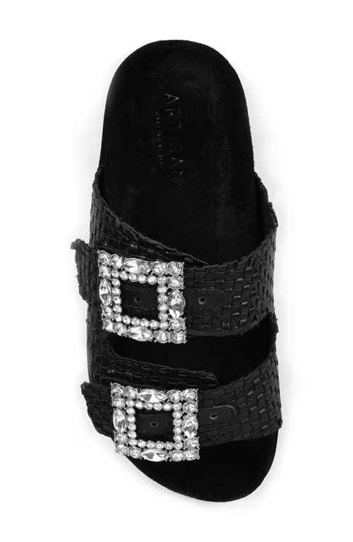 Zigi Artisan Mikka Two-strap Sandal In Black