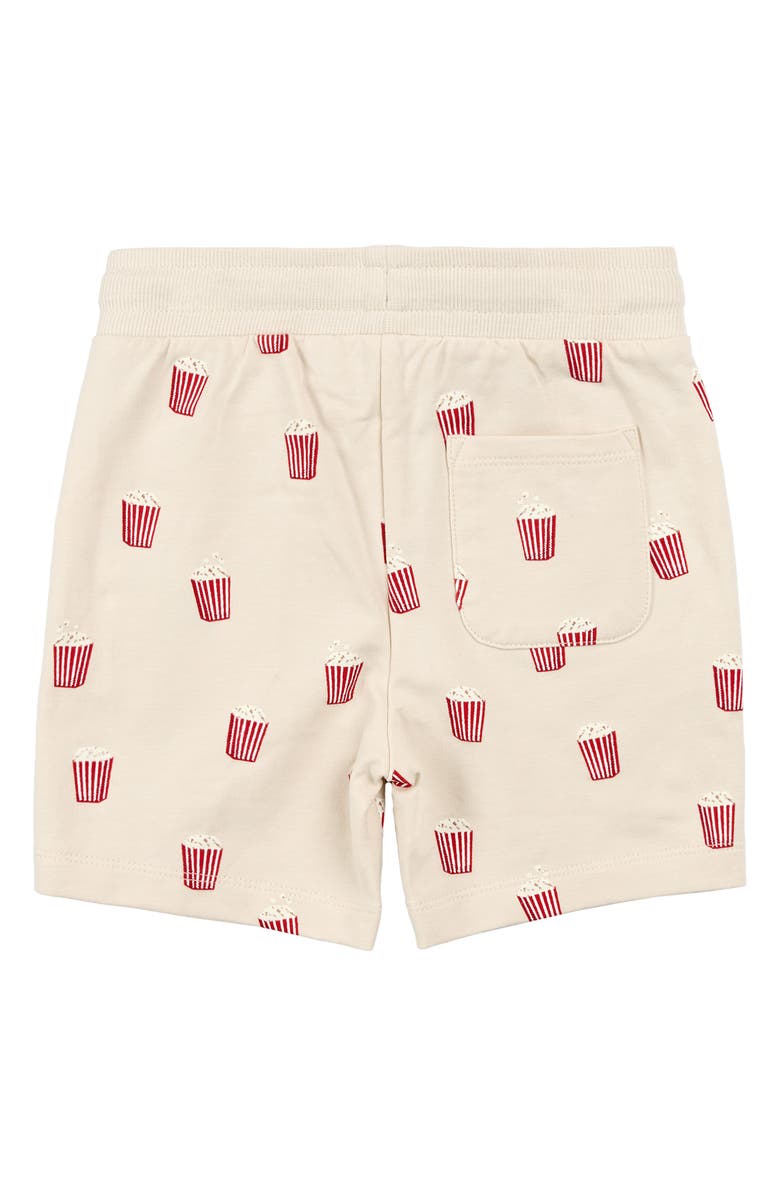 MILES THE LABEL Kids' Popcorn Print French Terry Sweat Shorts, Alternate, color,