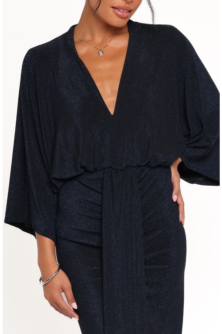 Audrina Sparkle Midi Dress, Alternate, color, MIDNIGHT BLUE