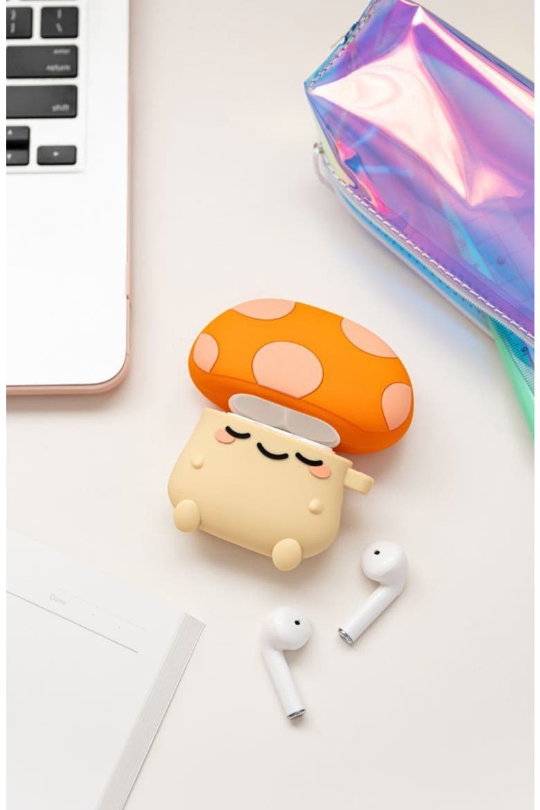 Kai Mushroom Airpod Case, Alternate, color, BROWN