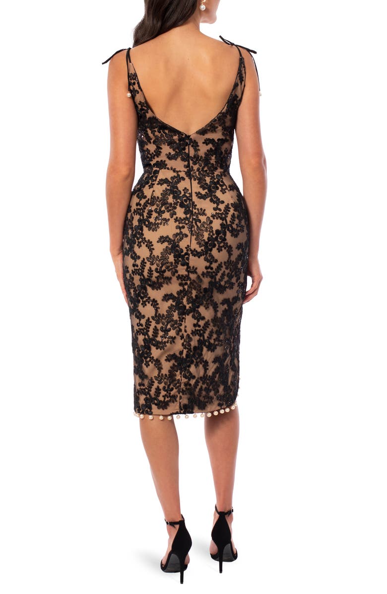 HELSI Catalina Floral Sequin & Lace Midi Dress, Alternate, color,