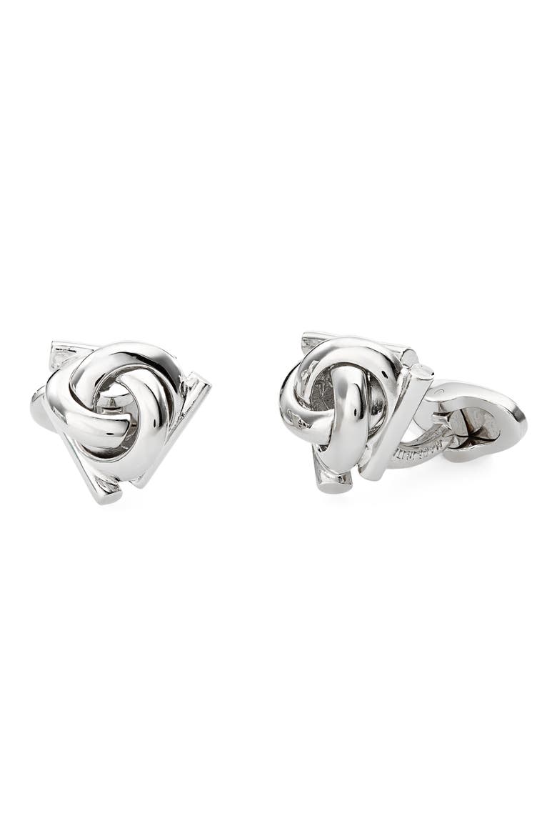 Interlock Gancio Cuff Links, Main, color, PALLADIO