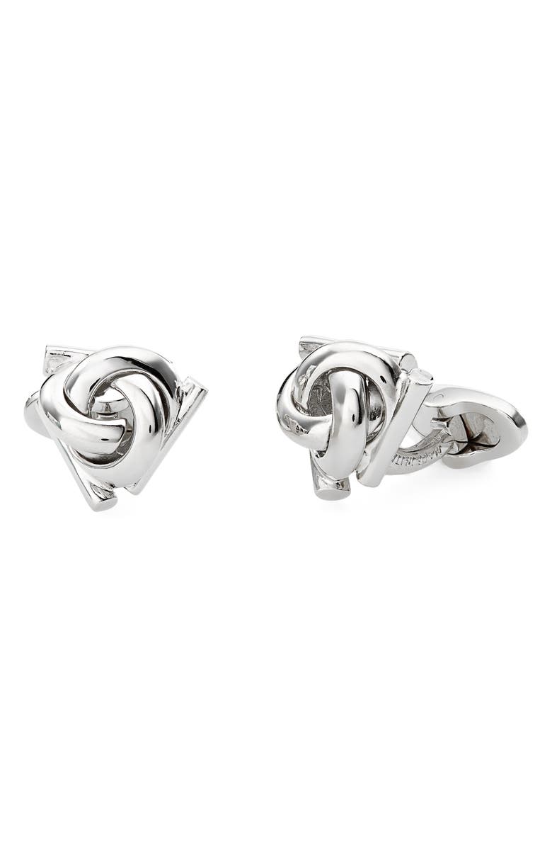FERRAGAMO Interlock Gancio Cuff Links, Main, color, 