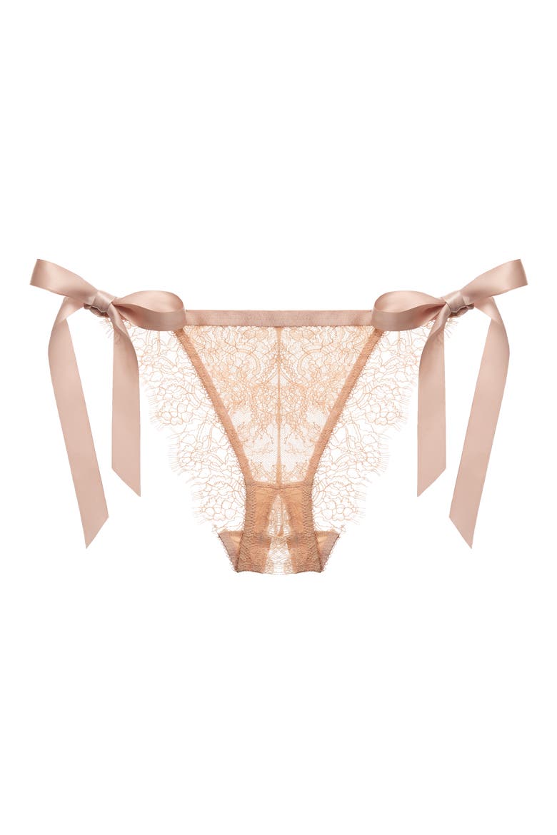 Fantacist Side Tie Briefs, Alternate, color, VINTAGE PEACH